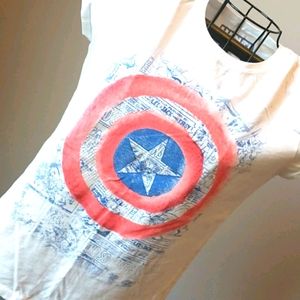 Marvel Captain America Tee - Girls XL